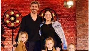 同一天生日！格列兹曼三个孩子迎来生日，马竞社媒送上祝福